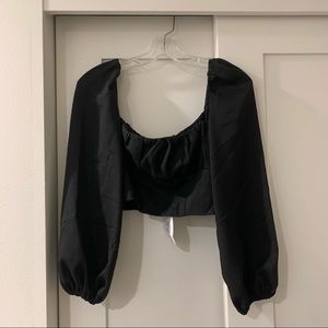 Princess Polly ariah long sleeve top in black